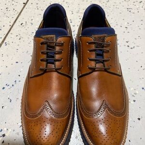 Martin Dingman Brown Leather Wingtip Derbys
